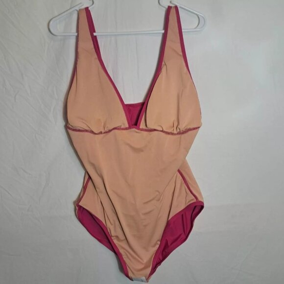 J.Crew Women’s Ruched V Neck One Piece Swimsuit Radiant Fuchsia BC116 Size 2 NEW - Picture 8 of 15